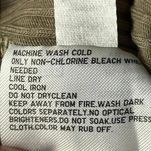 Uniqlo Womens Olive Green button up ribbed long sleeve cropped top XS cardigan - Picture 4 of 6